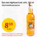 Allahindlus - Šoti yiski Highland Gold,40%, 700ml