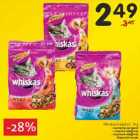 Allahindlus - Whiskas kassitoit, 1 kg
• loomaliha-porgandi
• kanaliha-köögivilja
• tuunikala-köögivilja