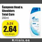 Allahindlus - Šampoon Head & Shoulders Total Care 200 ml