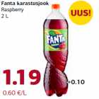 Allahindlus - Fanta karastusjook
Raspberry
2 L