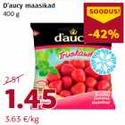 Allahindlus - D’aucy maasikad
400 g