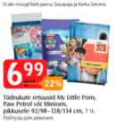 Tüdrukute retuusid My Little Pony, Paw Petrol või Minions, pikkusele