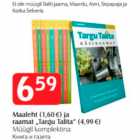Maaleht (1,60€) ja raamat "Targu Talita" (4,99€)