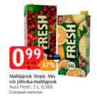 Mahlajook Tropic Mix või jõhvika-mahlajook