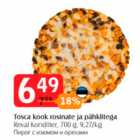 Allahindlus - Tosca kook rosinate ja pähklitega