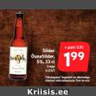 Allahindlus - Siider
ÖunaSiider,
5%, 33 cl