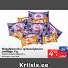 Mustad ploomid või aprikoosid glasuuris pähklitega, 1 kg