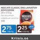 NESKAFE CLASSIC 3IN1 LAHUSTUV KOHVIJOOK