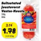 Suitsutatud juustuvorst Vastse-Kuuste 550 g