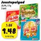 Juustupulgad 20,4%, 175 g 3 sorti