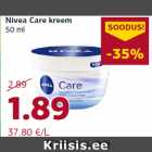 Allahindlus - Nivea Care kreem
50 ml