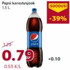 Allahindlus - Pepsi karastusjook
1,5 L