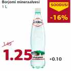 Магазин:Comarket,Скидка:Минеральная вода Боржоми
1 л