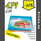 Vici jahutatud krabipulgad, 500 g