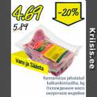 Rannamõisa jahutatud kalkunikintsuliha, kg