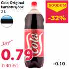 Cola Original
karastusjook
2 L