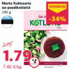 Бобово-свекольные котлеты
240 г
