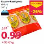 Магазин:Comarket,Скидка:Эстонский сыр Estover 