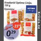 Allahindlus - Kreekerid Optima Linija, 150 g