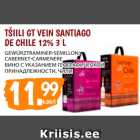 TŠIILI GT VEIN SANTIAGO
DE CHILE 12% 3 L