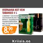 HISPAANIA KGT VEIN
TABANICO 3 L