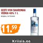 Allahindlus - EESTI VIIN SAAREMAA
VODKA
