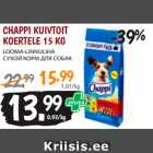 Allahindlus - CHAPPI KUIVTOIT
KOERTELE 15 KG