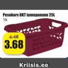 Pesukorv OKT tumepunane 25 l, 1 tk