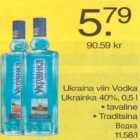 Allahindlus - Ukraina viin Vodka Ukrainka