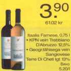 Alkohol - Itaalia Farnese KPN vein Trebbiano D`Abruzzo