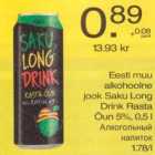 Alkohol - Eesti muu alkohoolne jook Saku Long Drink Rasta Õun