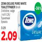 Allahindlus - Zewa Deluxe Pure White tualettpaber