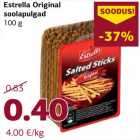 Allahindlus - Estrella Original
soolapulgad
100 g