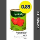 Gardner kooritud ploomtomatid, 800 g