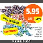 Kaalukompvekid, kg