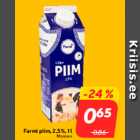 Farmi piim, 2,5%, 1 l