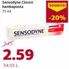 Allahindlus - Sensodyne Classic hambapasta 75 ml