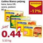 Allahindlus - Gallina Blanca puljong kana, kana-tilli, seene, peekoni 80 g