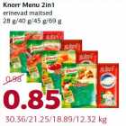 Allahindlus - Knorr Menu 2in1 erinevad maitsed 28 g/40 g/45 g/69 g