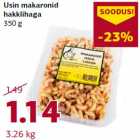 Allahindlus - Usin makaronid
hakklihaga
350 g
