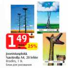 Allahindlus - Joonistusplokk
Navitrolla A4, 20 lehte