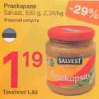 Магазин:Selver,Скидка:Жареная капуста