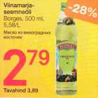 Allahindlus - Viinamarjaseemneõli