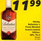 Allahindlus - Whisky
 Ballantine´s
Finest Blended
Scotch Limited
 Edition,
40%, 70 cl