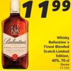 Whisky
 Ballantine´s
Finest Blended
Scotch Limited
 Edition,
40%, 70 cl