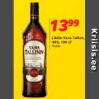 Allahindlus - Liköör Vana Tallinn,
40%, 100 cl*
