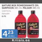 Allahindlus - NATURE BOX POMEGRANATE OIL ŠAMPOON 385 ml, PALSAM 385 ml