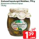 Allahindlus - Kodused hapukurgid Waldiben, 770 g
