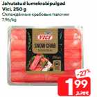 Jahutatud lumekrabipulgad
Vici, 250 g

