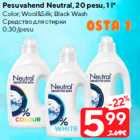Pesuvahend Neutral, 20 pesu, 1 l*

